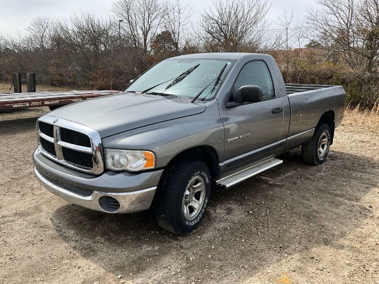 2005 DODGE RAM 1500 PICKUP TRUCK VN:1D7HU16N55J575833 4x4, powered by 4.7L diesel engine, equipped