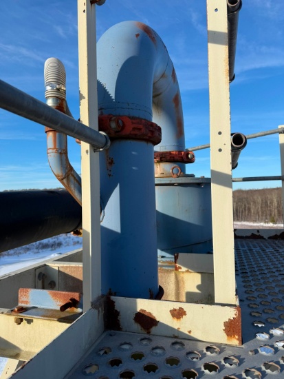 KREBS CYCLONE SEPARATOR SEPARATOR with tower structure.