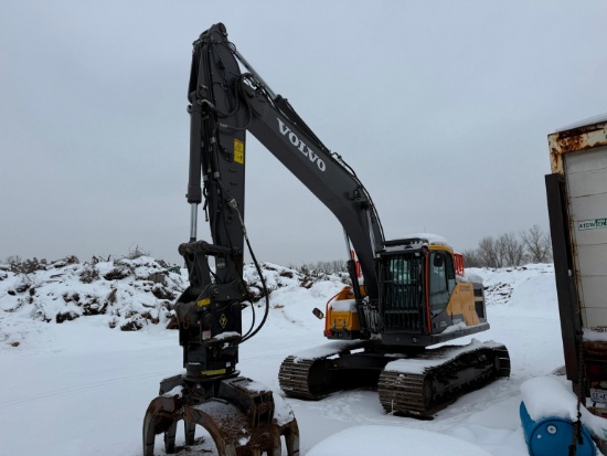 2020 VOLVO EC220EL HYDRAULIC EXCAVATOR SN:315170 powered by Volvo D60 diesel engine, equipped with