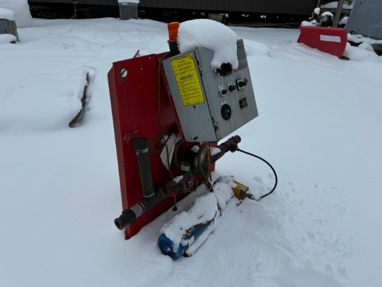 AMERI-MULCH 250 CUBIC YARD PER HOUR COLORANT PUMP SYSTEM MULCH COLORING MACHINE switch gear.