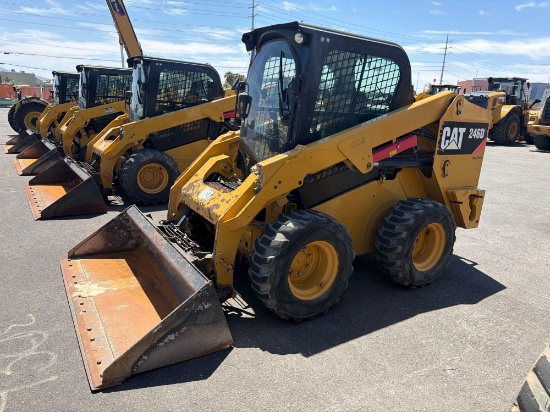 CAT 246D SKID STEER SN:BYF01593 powered by Cat diesel engine, equipped with EROPS, air, heat,