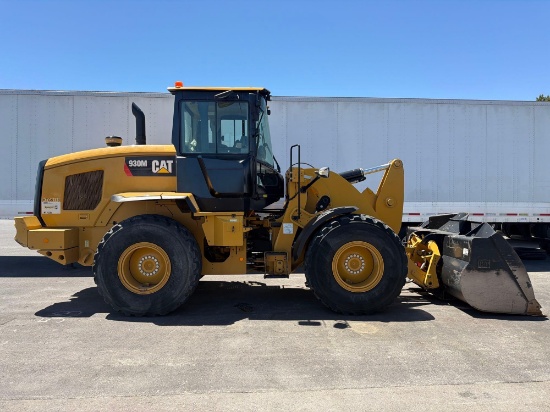 2017 CAT 930M RUBBER TIRED LOADER SN:KTG05178 powered by Cat diesel engine, equipped with EROPS,