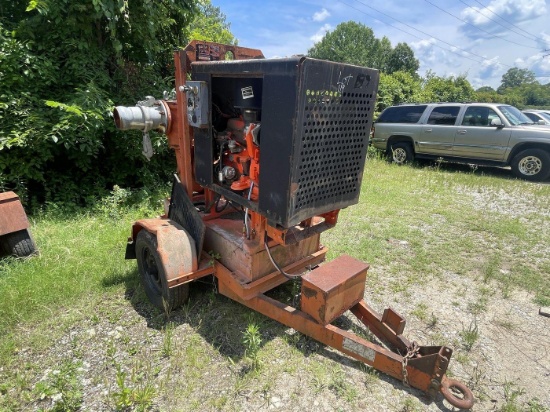 GODWIN CD150M BS WATER PUMP SN:9814012-17 powered by John Deere 4045TF150 diesel engine, equipped