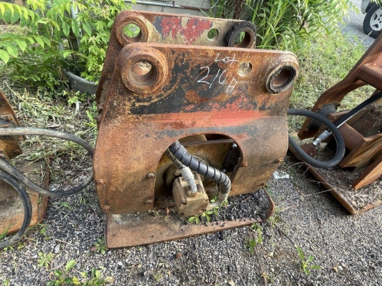 Plate Compactor Excavator Attachment