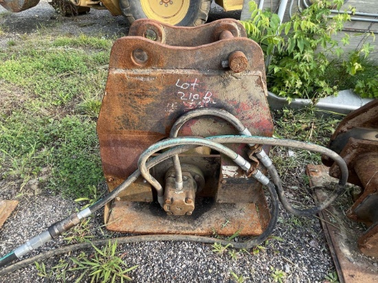 Plate Compactor Excavator Attachment