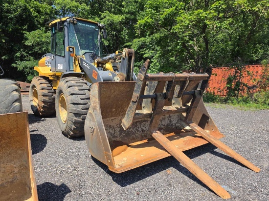 Forks Rubber Tired Loader Machine Attachment