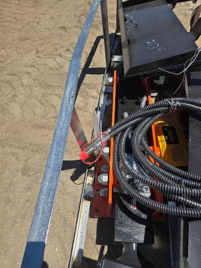 New Wolverine Pd-12-08d Post Driver Skid Steer Attachment
