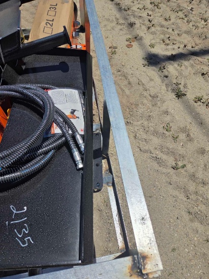 New Wolverine Pd-12-08d Post Driver Skid Steer Attachment