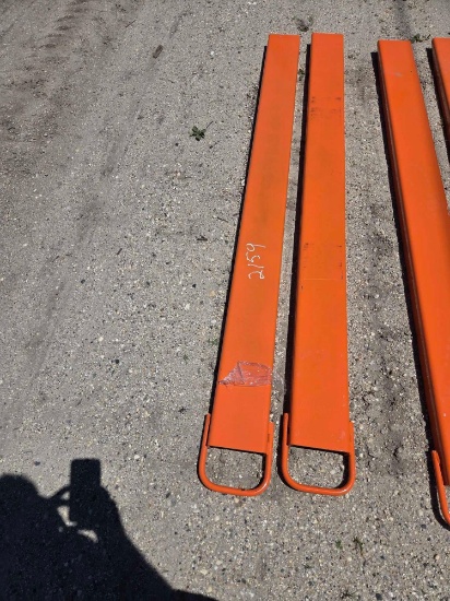 New Wolverine Ex-66-78l 8ft. Pallet Fork Extensions Skid Steer Attachment