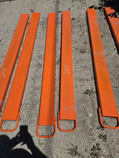 New Wolverine Ex-66-78l 8ft. Pallet Fork Extensions Skid Steer Attachment