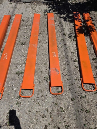 New Wolverine Ex-66-78l 8ft. Pallet Fork Extensions Skid Steer Attachment