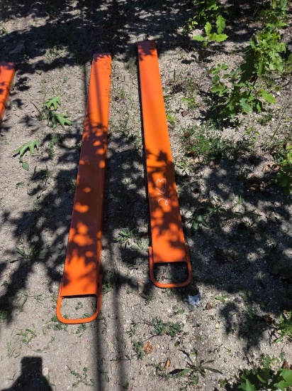 New Wolverine Ex-66-78l 8ft. Pallet Fork Extensions Skid Steer Attachment