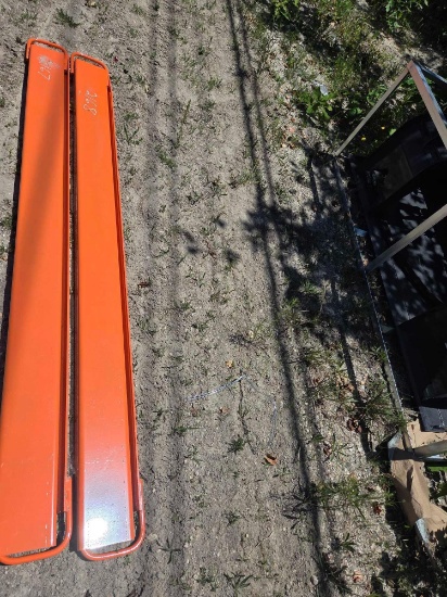 New Wolverine Ex-66-84l 8ft. Pallet Fork Extensions Skid Steer Attachment
