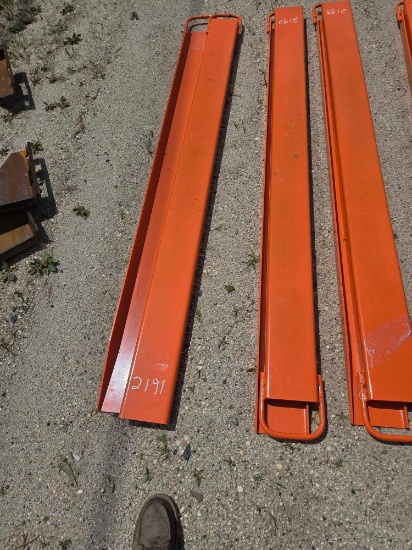 New Wolverine Ex-66-78l 8ft. Pallet Fork Extensions Skid Steer Attachment