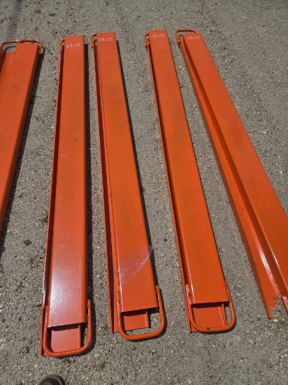 New Wolverine Ex-66-78l 8ft. Pallet Fork Extensions Skid Steer Attachment