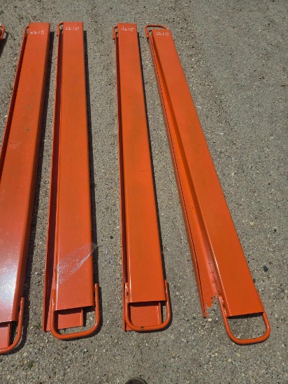 New Wolverine Ex-66-78l 8ft. Pallet Fork Extensions Skid Steer Attachment