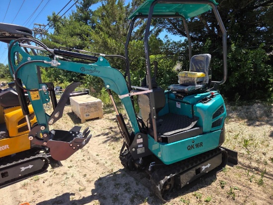 NEW CFG QK16R HYDRAULIC EXCAVATOR powered by RATO gas engine, 15HP, equipped with OROPS, front