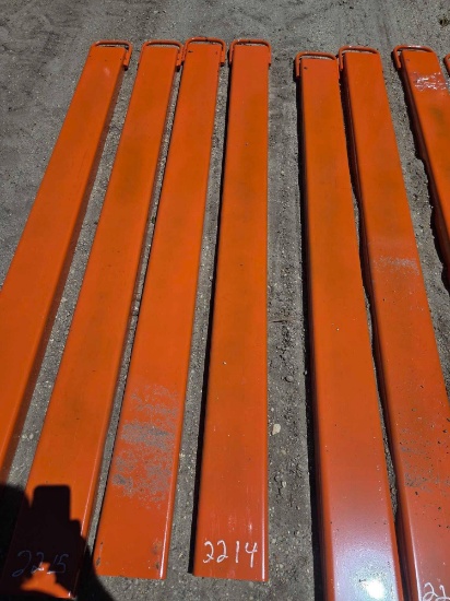 New Wolverine Ex-66-78l 8ft. Pallet Fork Extensions Skid Steer Attachment