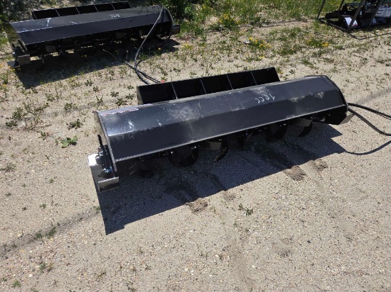 New Mower King Ecsstr072 72in. Rotary Tiller Skid Steer Attachment