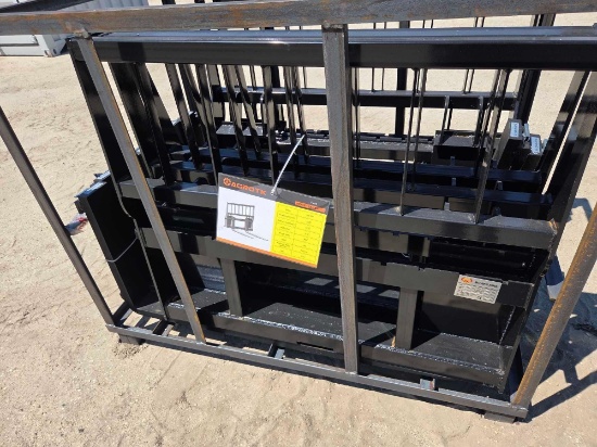 New Mower King Sa-100 Forks Skid Steer Attachment