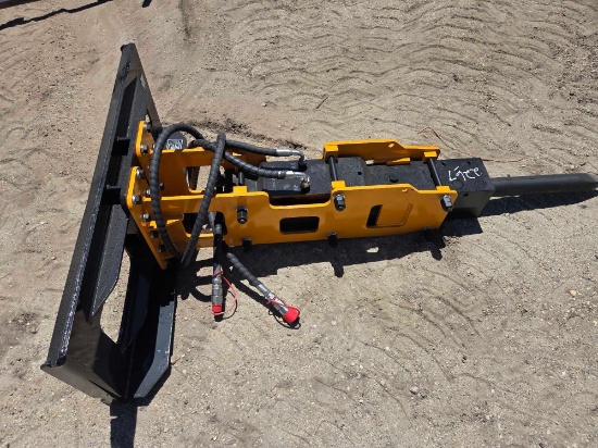 New Giyi Gy-Ad680 Pile Hammer Skid Steer Attachment