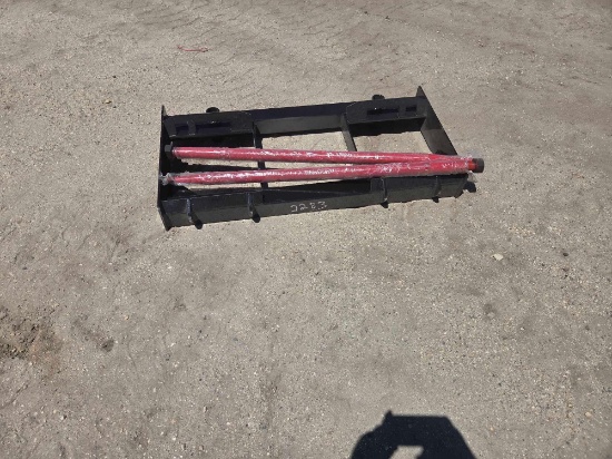 New Giyi Gy-Bf47 Bale Fork Skid Steer Attachment