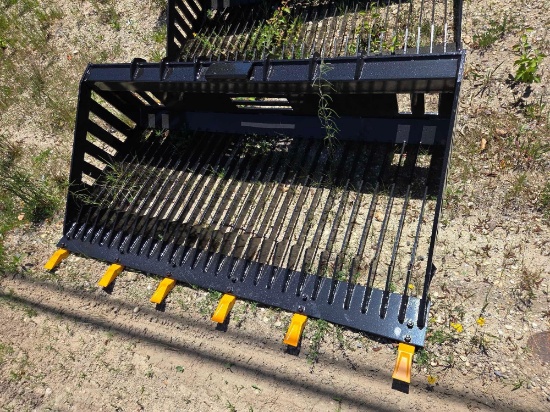 New Giyi Gy-Rb66 66in. Rock Bucket Skid Steer Attachment