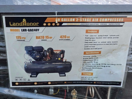 New Landhonor Lhr-Gac40y Air Compressor New Support Equipment