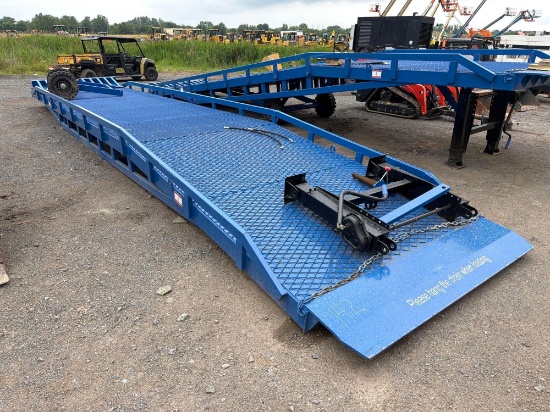 NEW DCQY-15 15 TON LOADING RAMP 23.45ft ramp length, 6.56ft. Width. 3.3ft to 5.9ft. Height