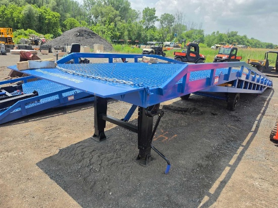 NEW DCQY-15 15 TON LOADING RAMP 23.45ft ramp length, 6.56ft. Width. 3.3ft to 5.9ft. Height