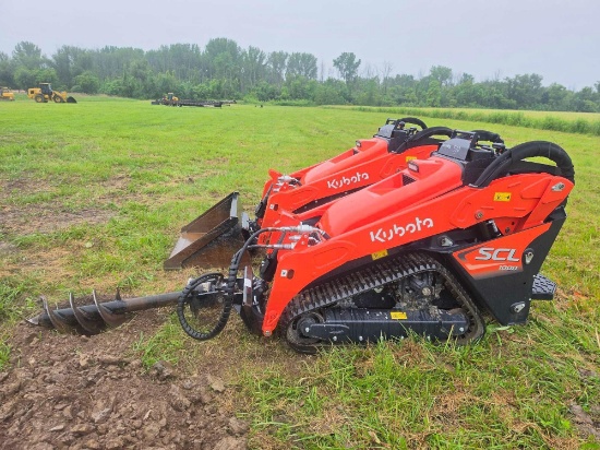 2026 KUBOTA SCL1000 MINI TRACK LOADER SN:RLE16598 powered by Kubota diesel engine, 24.8hp, equipped