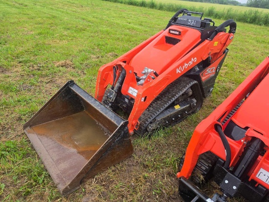 2026 KUBOTA SCL1000 MINI TRACK LOADER SN:SLJ21763 powered by Kubota diesel engine, 24.8hp, equipped
