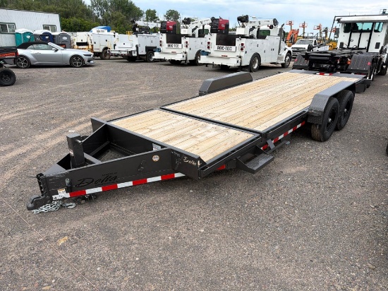 NEW 2026 DELTA 27TB TAGALONG TRAILER, VIN:N073187, equipped with 16ft. Tilt deck, 4ft. Fixed deck,