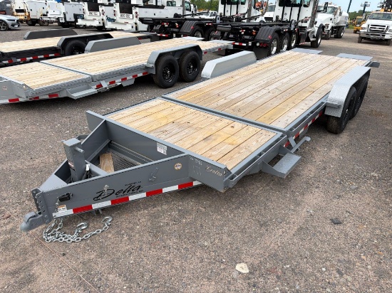 NEW 2026 DELTA 27TB TAGALONG TRAILER VIN; 073186,equipped with 16ft. Tilt deck, 4ft. Fixed deck,