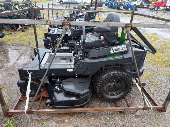 NEW YAKTA YXR610 COMMERCIAL MOWER SN:197689 powered by Kawasaki gas engine, equipped with ROPS,