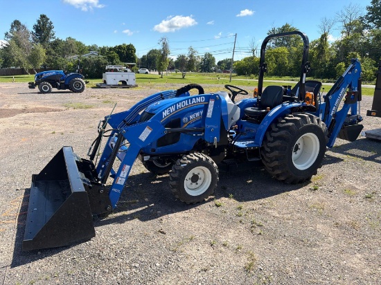 DEMO NEW HOLLAND BOOMER 40 TRACTOR LOADER 4x4, SN:13883, powered by diesel engine, equipped with
