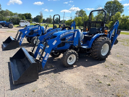 DEMO NEW HOLLAND WORKMASTER 35 TRACTOR LOADER 4x4, SN:14252, powered by diesel engine, equipped with