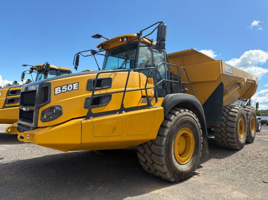 NEW UNUSED BELL B50E ARTICULATED HAUL TRUCK 6x6, SN: 408702, powered by Mercedes Benz diesel engine,
