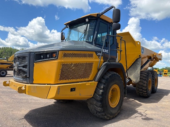 2024 JOHN DEERE 260P ARTICULATED HAUL TRUCK SN:B08518, 6x6, powered by John Deere diesel engine,
