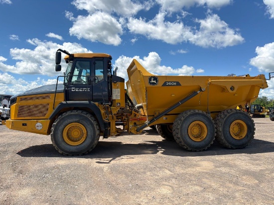 2023 JOHN DEERE 260E ARTICULATED HAUL TRUCK SN:716611 6x6, powered by John Deere diesel engine,