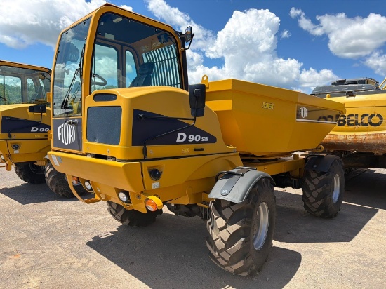 NEW UNUSED FIORI DF100, ARTICULATED DUMPER 4x4, SN: 2176, powered by Kohler KDI 2504 diesel engine,