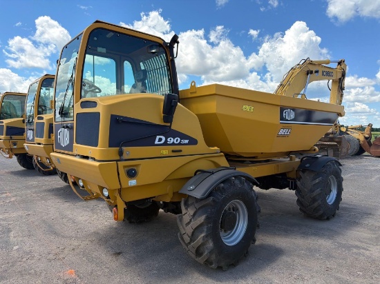 NEW UNUSED FIORI DF100 ARTICULATED DUMPER 4x4, SN: 2173, powered by Kohler KDI 2504 diesel engine,