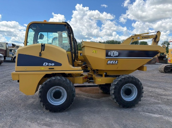 NEW FIORI DF50 ARTICULATED DUMPER 4x4, SN:50K0117, powered by Kohler KDI 1903 TCR turbo intercooled