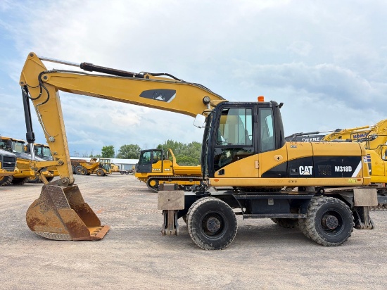 CAT M318D RUBBER TIRED EXCAVATOR SN:CATM318DLW8P00303 powered by Cat tier 3 diesel engine, 174hp,