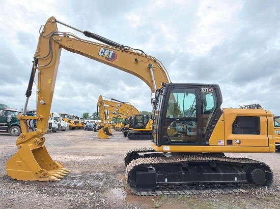 NEW UNUSED CAT 317-07GC HYDRAULIC EXCAVATOR, SN: ZCE30151, powered by Cat C3.6 diesel engine,