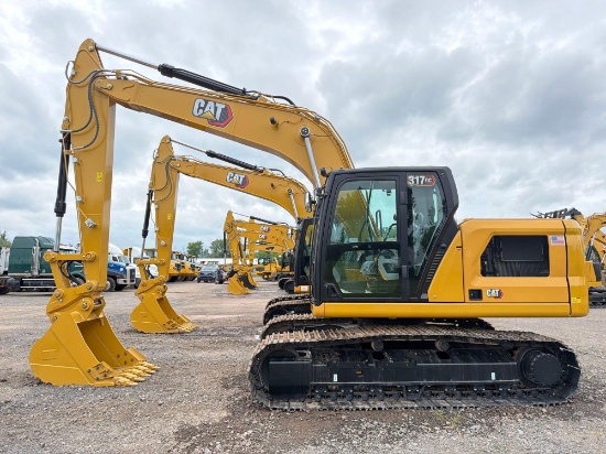 NEW UNUSED CAT 317-07GC HYDRAULIC EXCAVATOR, SN: ZCF30150, powered by Cat C3.6 diesel engine,