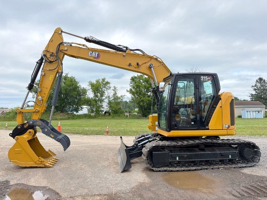 NEW UNUSED CAT 315GC HYDRAULIC EXCAVATOR SN:CLYW30131 powered by Cat diesel engine, equipped with