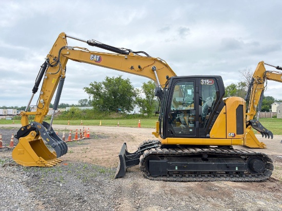 NEW UNUSED CAT 315GC HYDRAULIC EXCAVATOR SN:LYW30128 powered by Cat diesel engine, equipped with