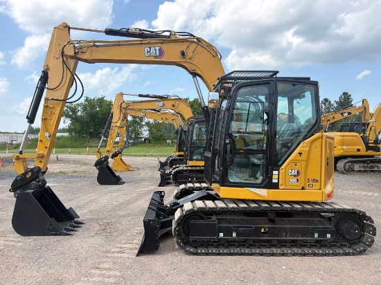 NEW UNUSED CAT 308CR HYDRAULIC EXCAVATOR SN:TGX804143 powered by Cat diesel engine, equipped with