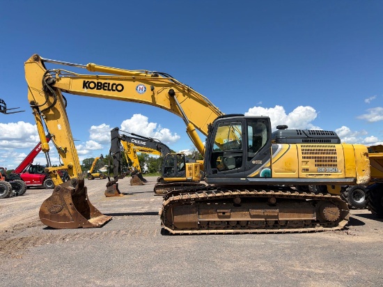 2018 KOBELCO SK350LC-10 HYDRAULIC EXCAVATOR SN:YC14S00279 powered by diesel engine, equipped with